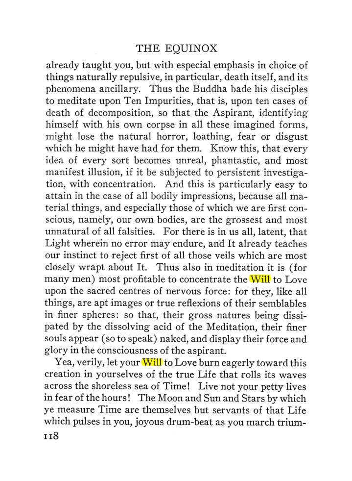 Original scan of The Equinox (Volume III, Number I), PDF page 124