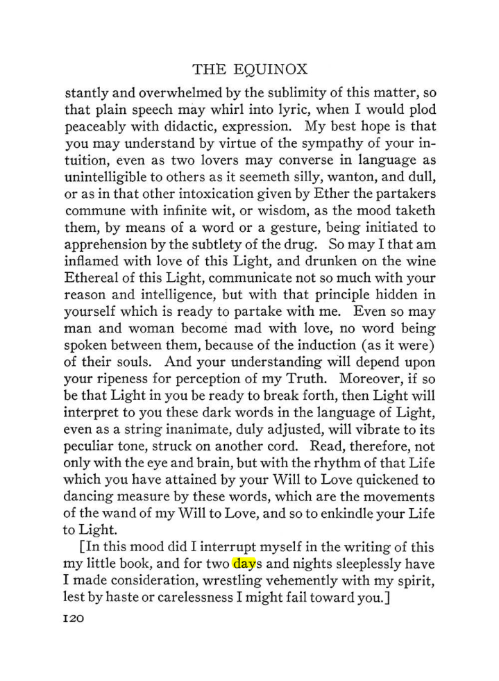 Original scan of The Equinox (Volume III, Number I), PDF page 126