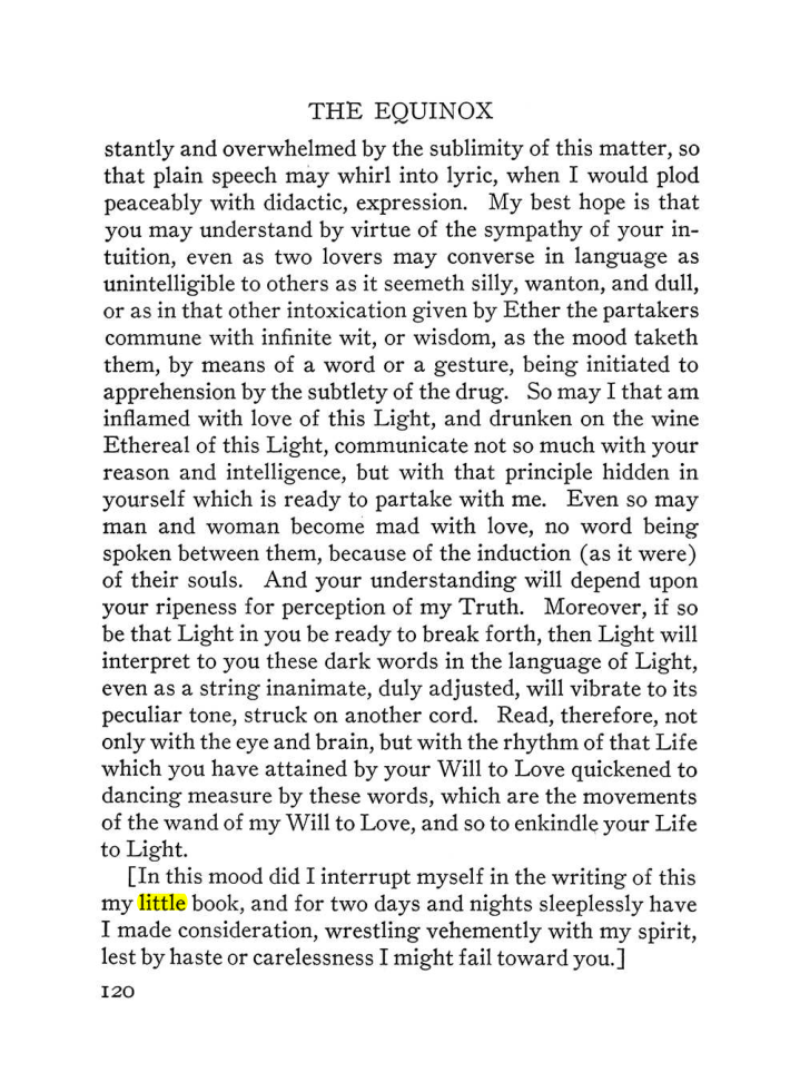 Original scan of The Equinox (Volume III, Number I), PDF page 126