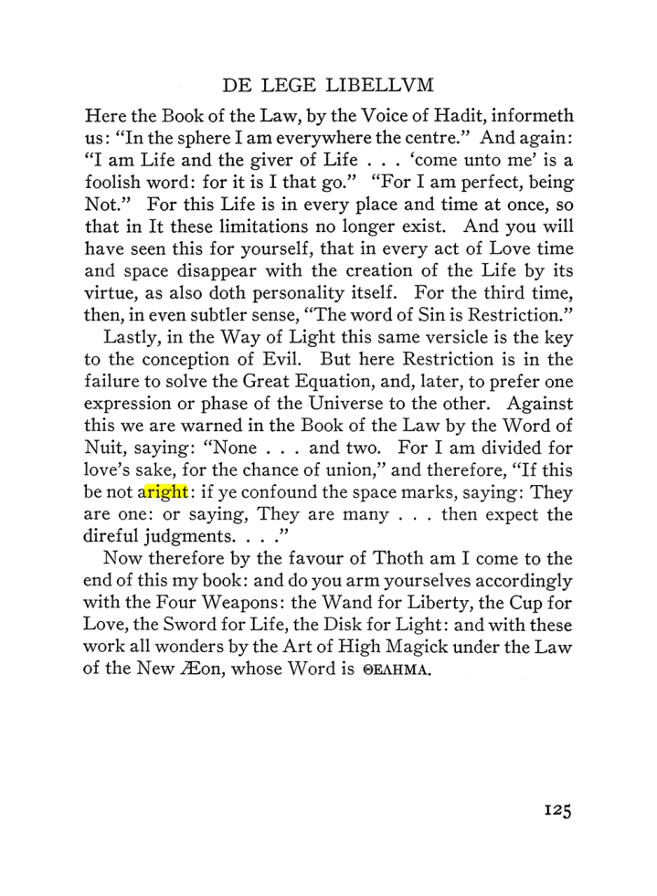 Original scan of The Equinox (Volume III, Number I), PDF page 131