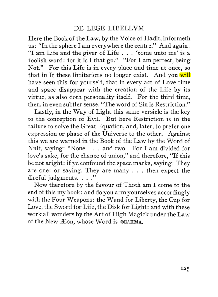 Original scan of The Equinox (Volume III, Number I), PDF page 131