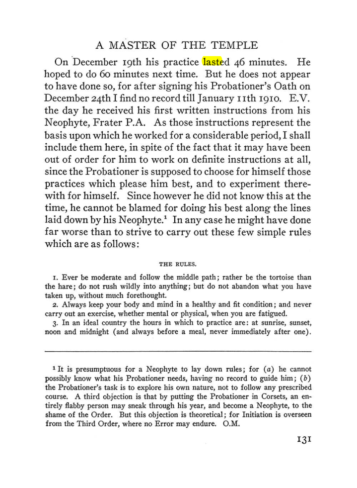 Original scan of The Equinox (Volume III, Number I), PDF page 139