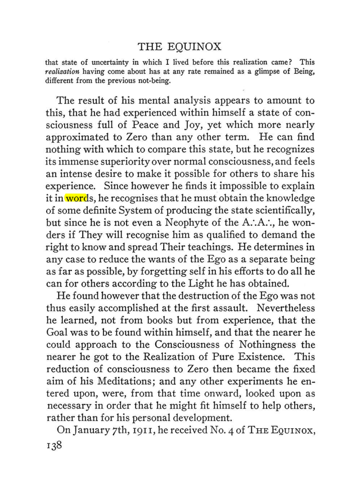 Original scan of The Equinox (Volume III, Number I), PDF page 146