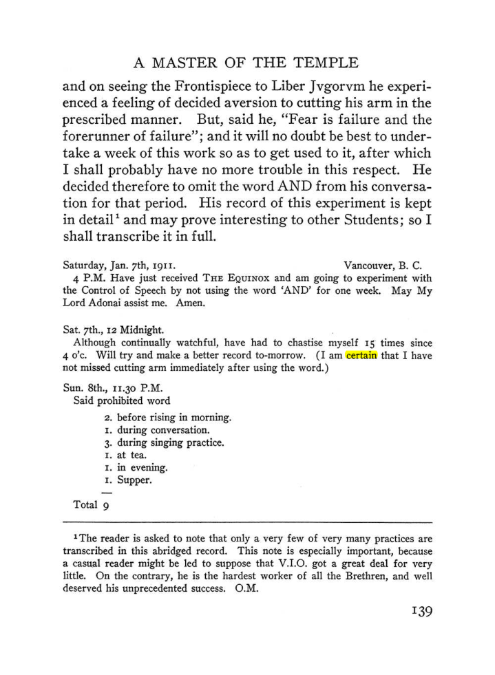 Original scan of The Equinox (Volume III, Number I), PDF page 147
