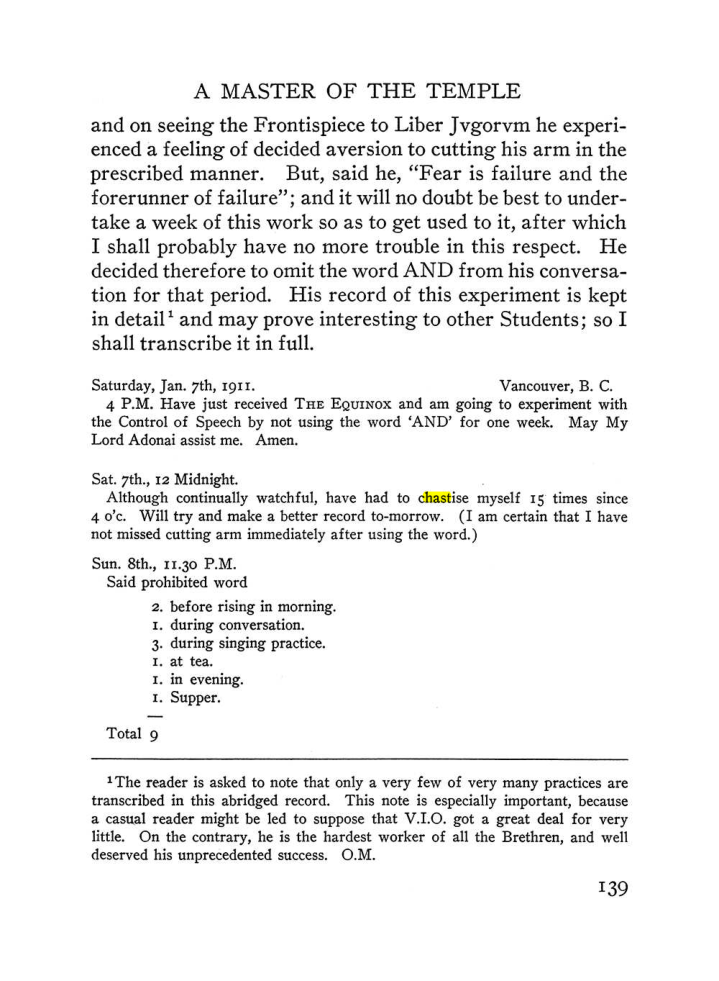 Original scan of The Equinox (Volume III, Number I), PDF page 147