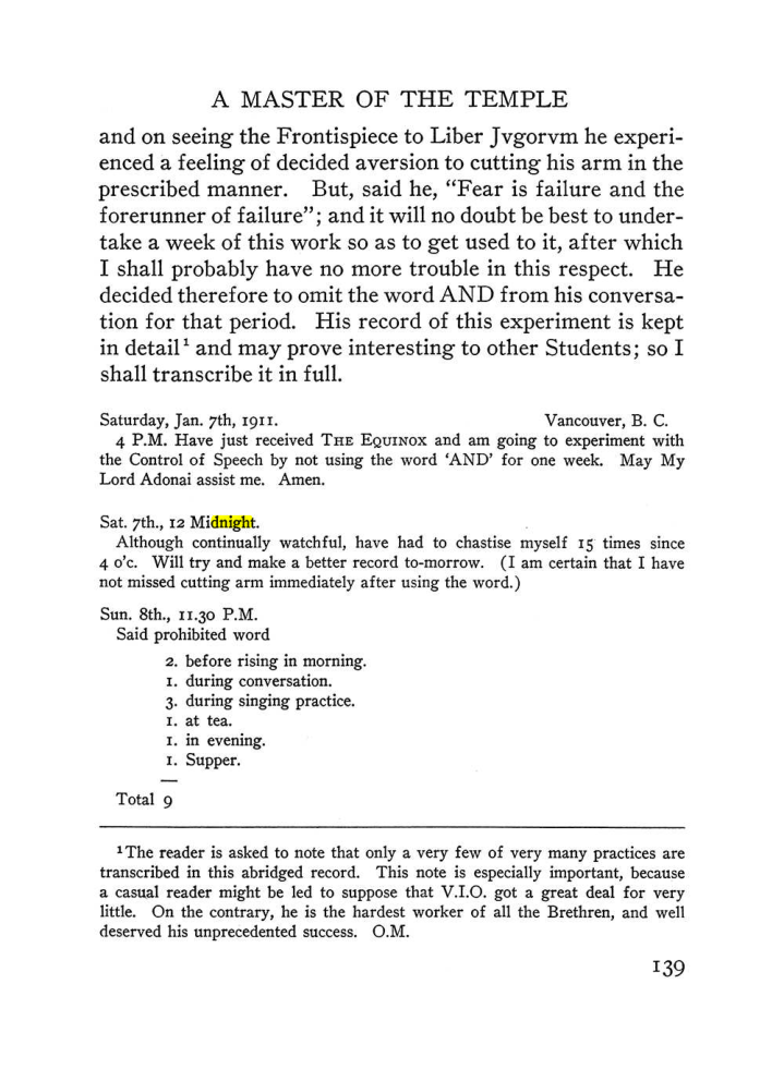 Original scan of The Equinox (Volume III, Number I), PDF page 147
