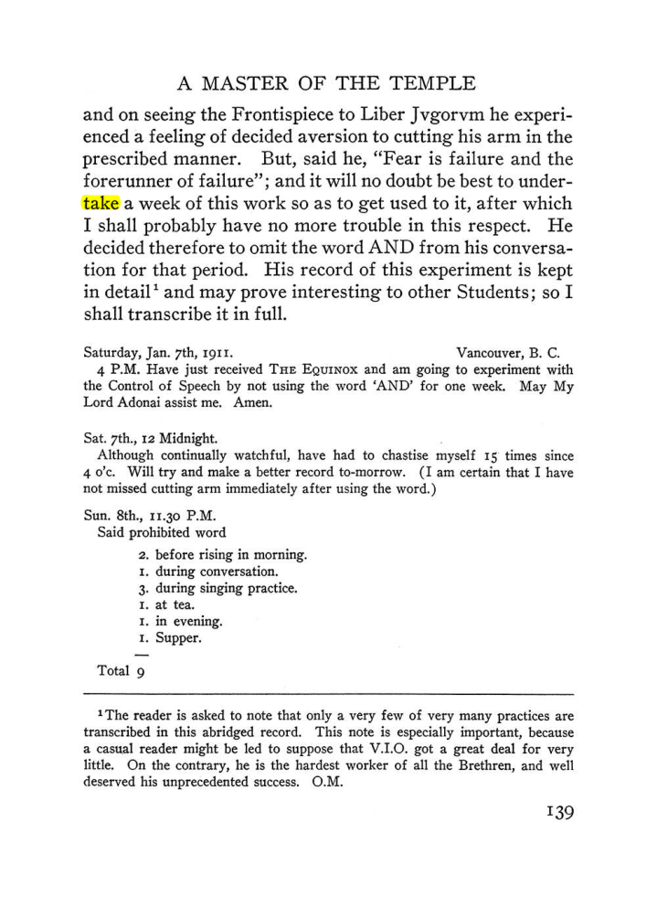 Original scan of The Equinox (Volume III, Number I), PDF page 147
