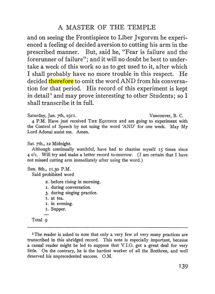 Original scan of The Equinox (Volume III, Number I), PDF page 147