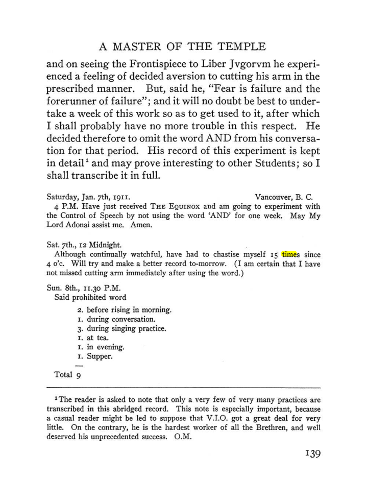Original scan of The Equinox (Volume III, Number I), PDF page 147
