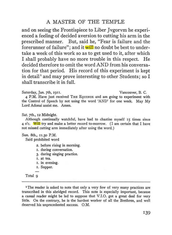 Original scan of The Equinox (Volume III, Number I), PDF page 147