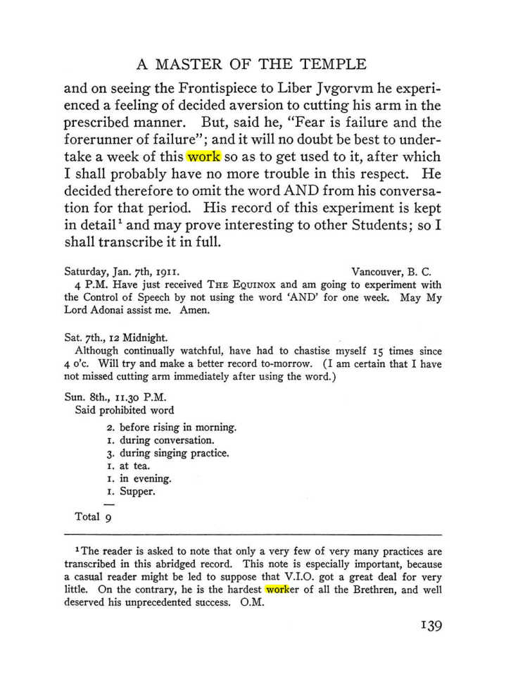 Original scan of The Equinox (Volume III, Number I), PDF page 147
