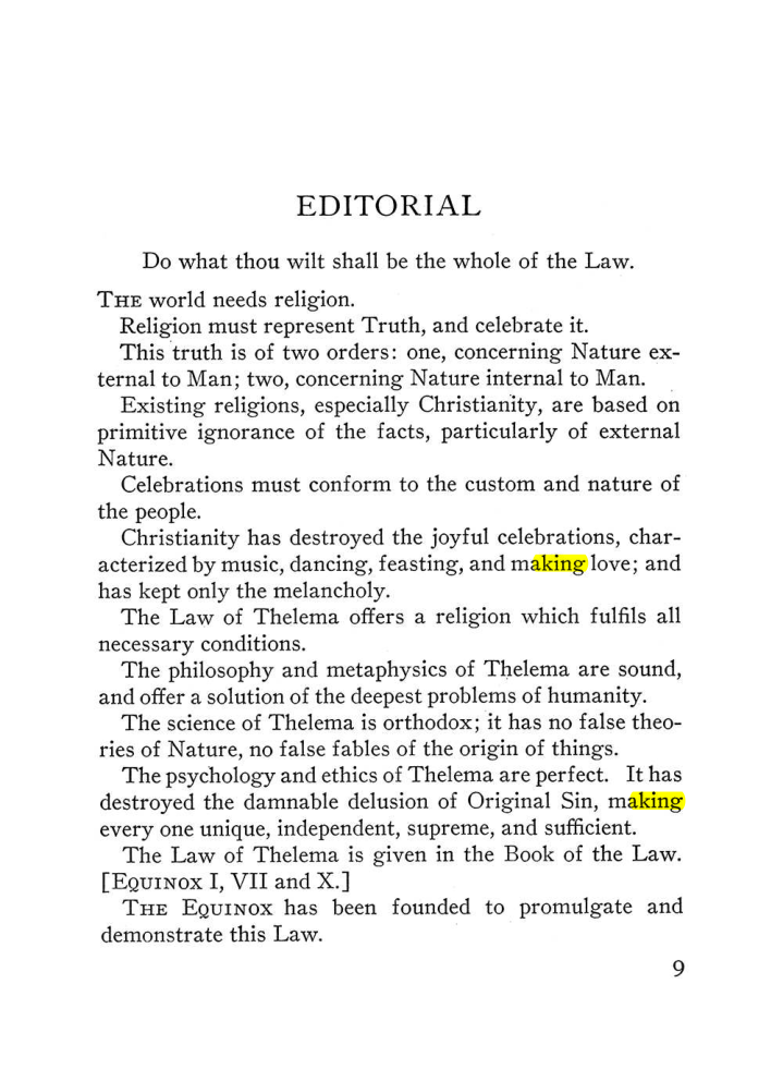 Original scan of The Equinox (Volume III, Number I), PDF page 15