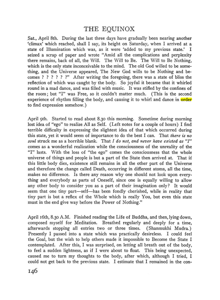 Original scan of The Equinox (Volume III, Number I), PDF page 154