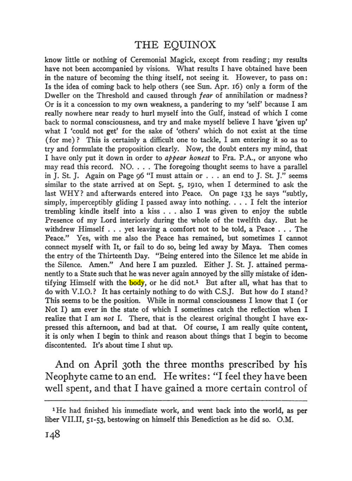 Original scan of The Equinox (Volume III, Number I), PDF page 156