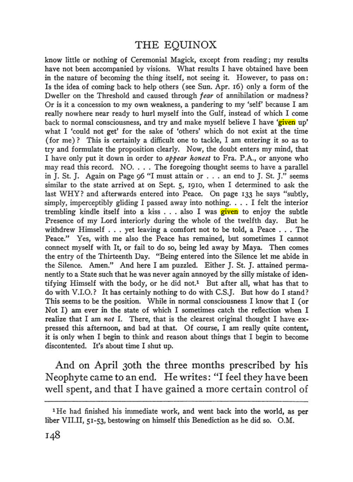 Original scan of The Equinox (Volume III, Number I), PDF page 156