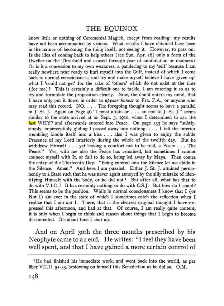 Original scan of The Equinox (Volume III, Number I), PDF page 156