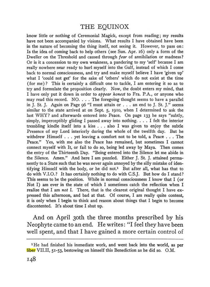 Original scan of The Equinox (Volume III, Number I), PDF page 156