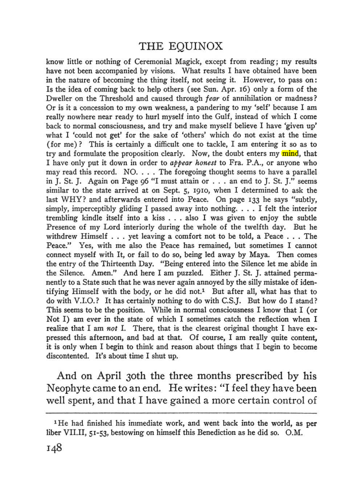 Original scan of The Equinox (Volume III, Number I), PDF page 156