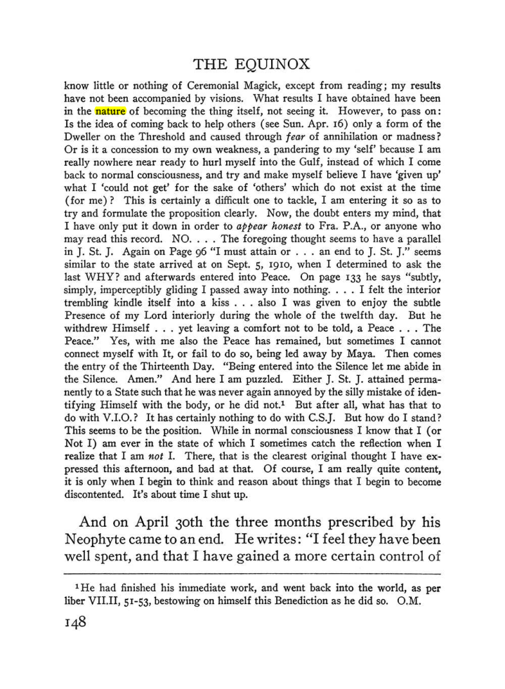 Original scan of The Equinox (Volume III, Number I), PDF page 156