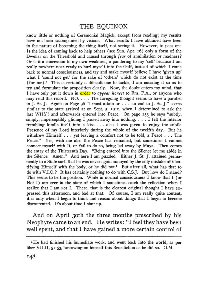 Original scan of The Equinox (Volume III, Number I), PDF page 156
