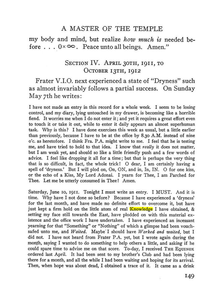 Original scan of The Equinox (Volume III, Number I), PDF page 157