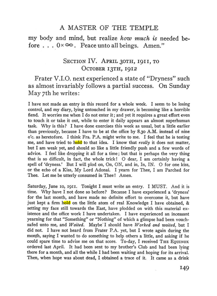 Original scan of The Equinox (Volume III, Number I), PDF page 157