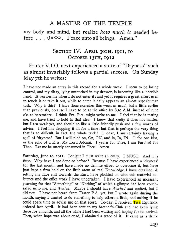 Original scan of The Equinox (Volume III, Number I), PDF page 157