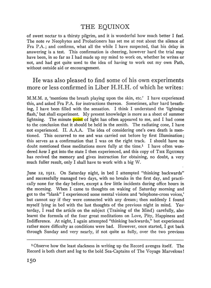 Original scan of The Equinox (Volume III, Number I), PDF page 158