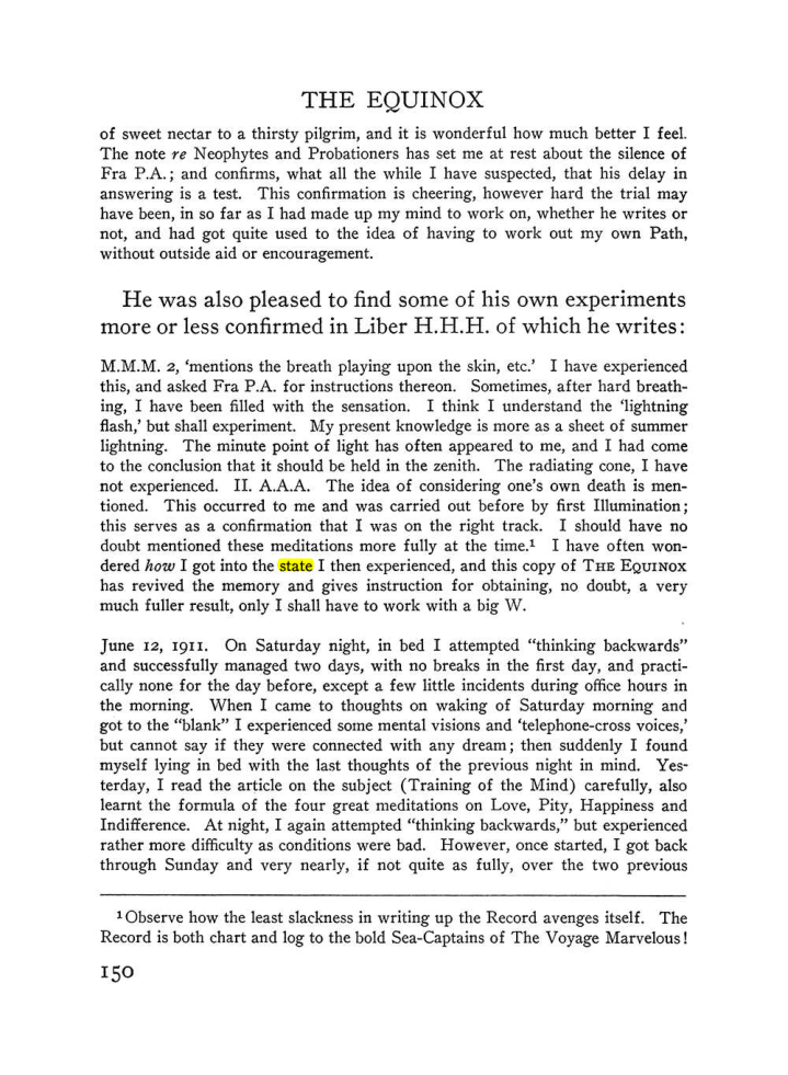 Original scan of The Equinox (Volume III, Number I), PDF page 158