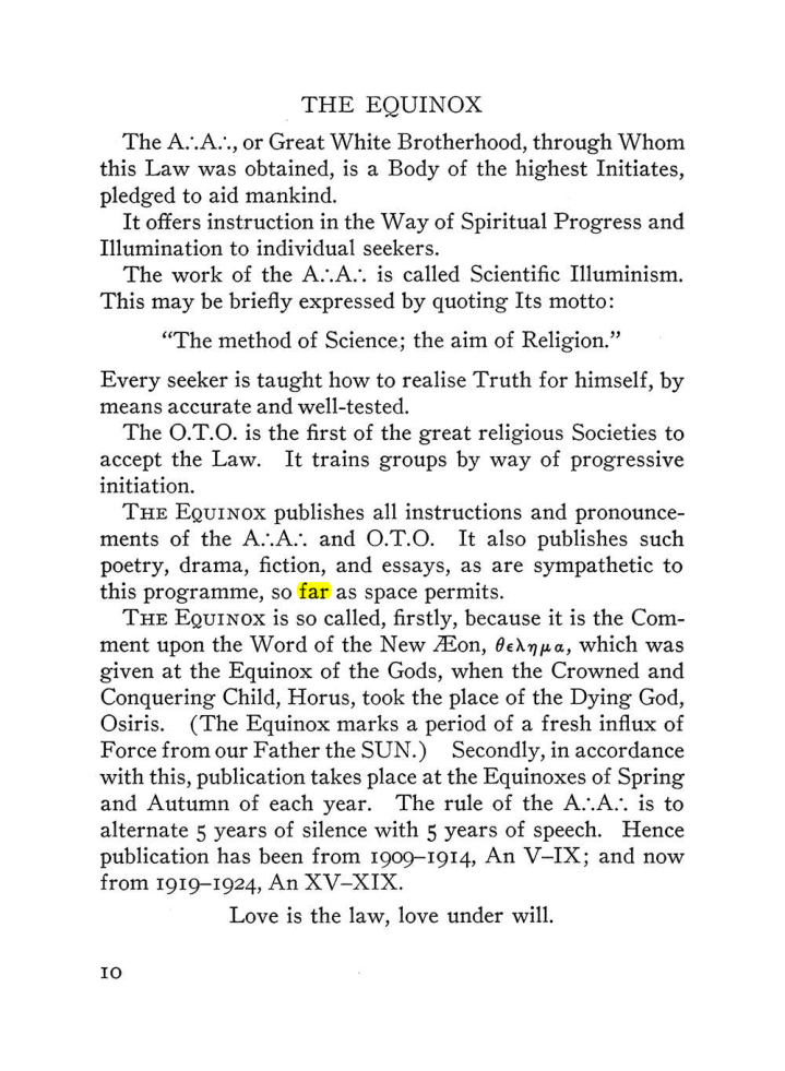 Original scan of The Equinox (Volume III, Number I), PDF page 16