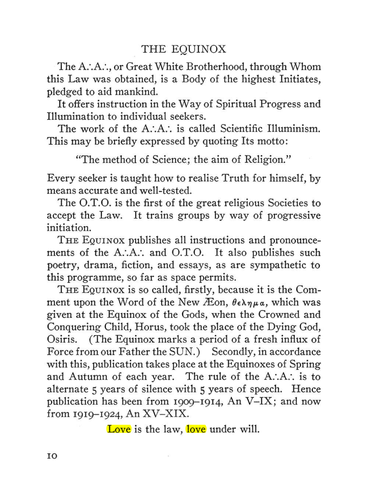 Original scan of The Equinox (Volume III, Number I), PDF page 16