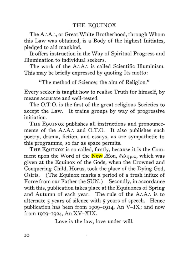 Original scan of The Equinox (Volume III, Number I), PDF page 16