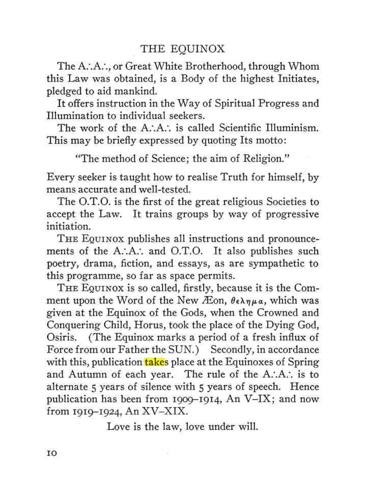 Original scan of The Equinox (Volume III, Number I), PDF page 16