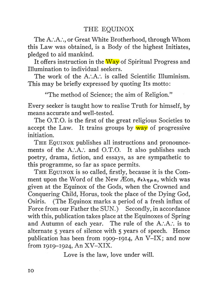 Original scan of The Equinox (Volume III, Number I), PDF page 16