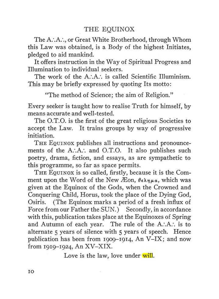 Original scan of The Equinox (Volume III, Number I), PDF page 16