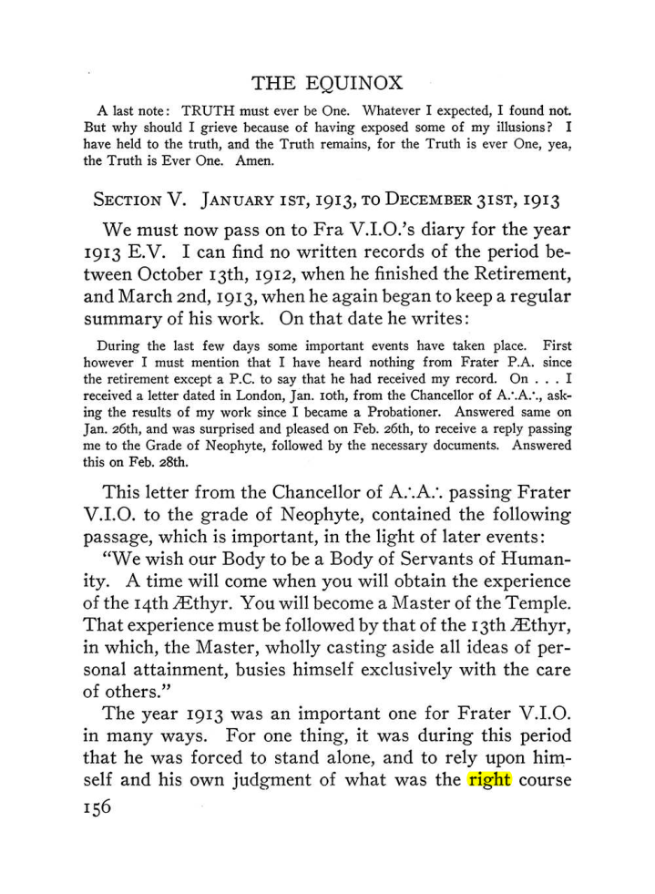Original scan of The Equinox (Volume III, Number I), PDF page 164