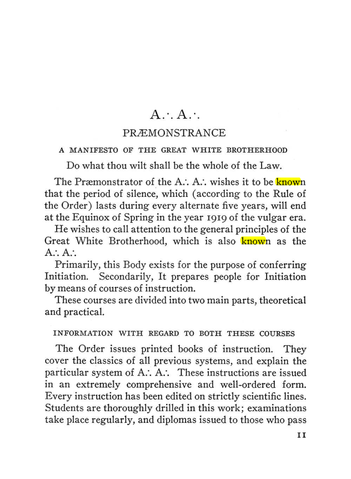 Original scan of The Equinox (Volume III, Number I), PDF page 17