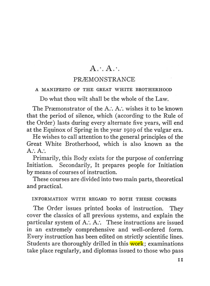 Original scan of The Equinox (Volume III, Number I), PDF page 17