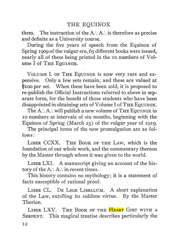 Original scan of The Equinox (Volume III, Number I), PDF page 18