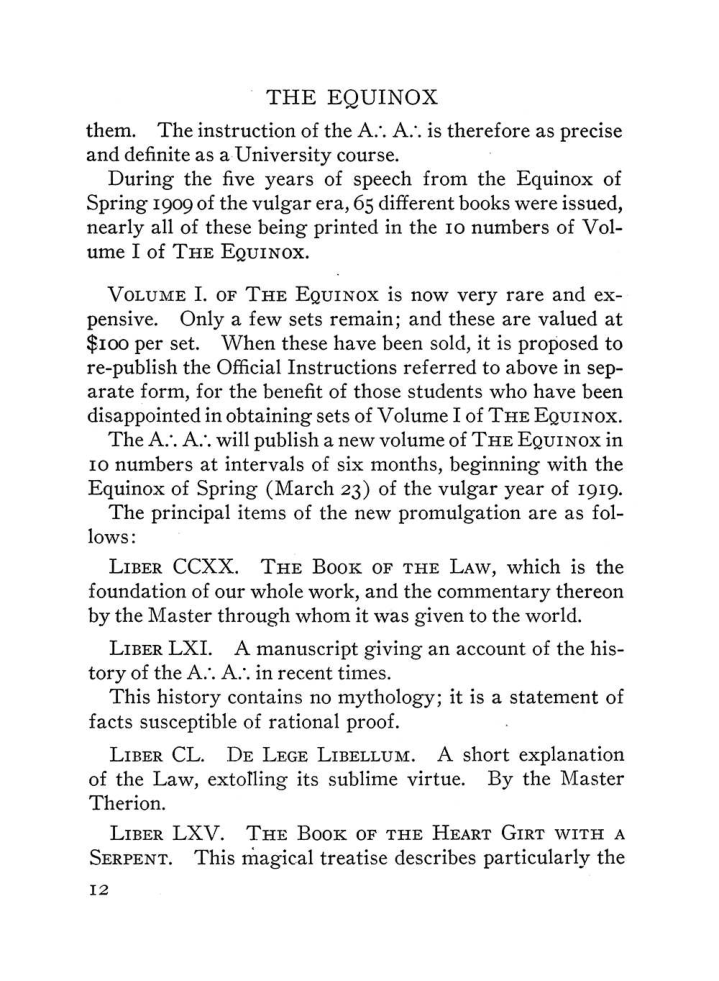 Original scan of The Equinox (Volume III, Number I), PDF page 18