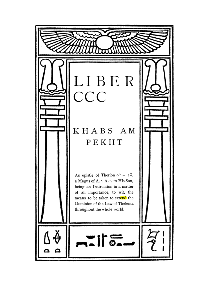 Original scan of The Equinox (Volume III, Number I), PDF page 183