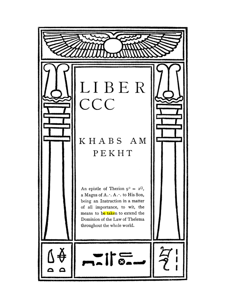 Original scan of The Equinox (Volume III, Number I), PDF page 183