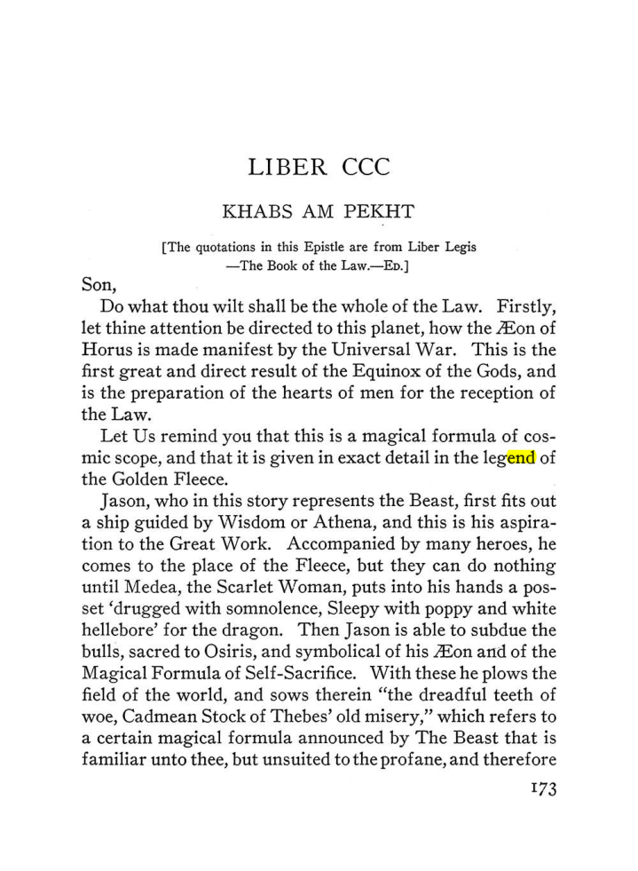 Original scan of The Equinox (Volume III, Number I), PDF page 185