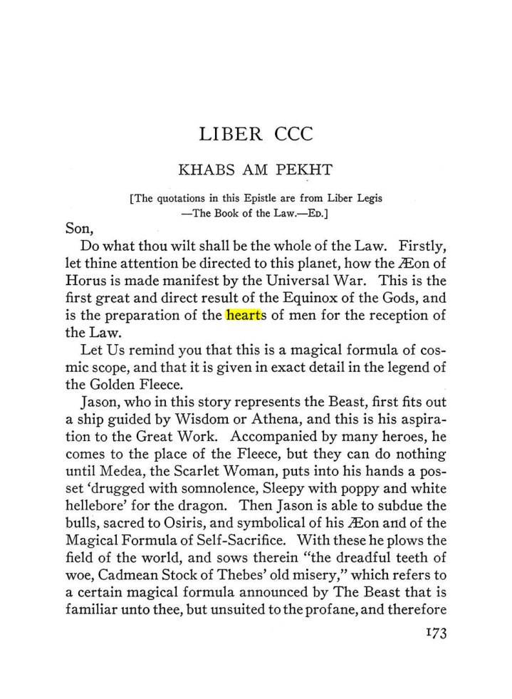 Original scan of The Equinox (Volume III, Number I), PDF page 185
