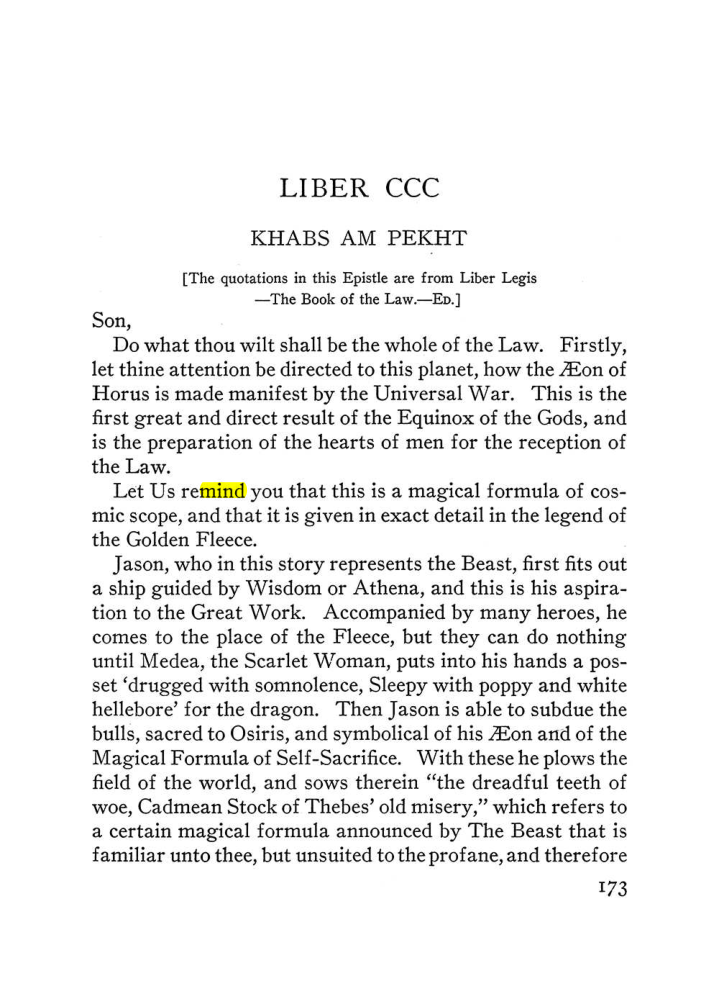 Original scan of The Equinox (Volume III, Number I), PDF page 185