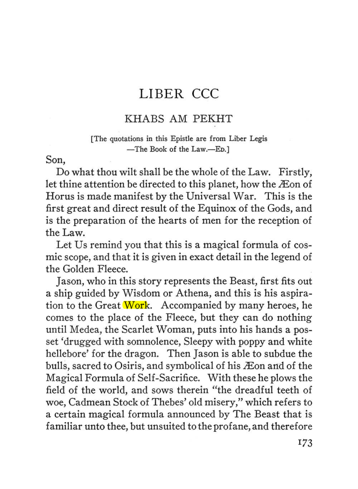Original scan of The Equinox (Volume III, Number I), PDF page 185