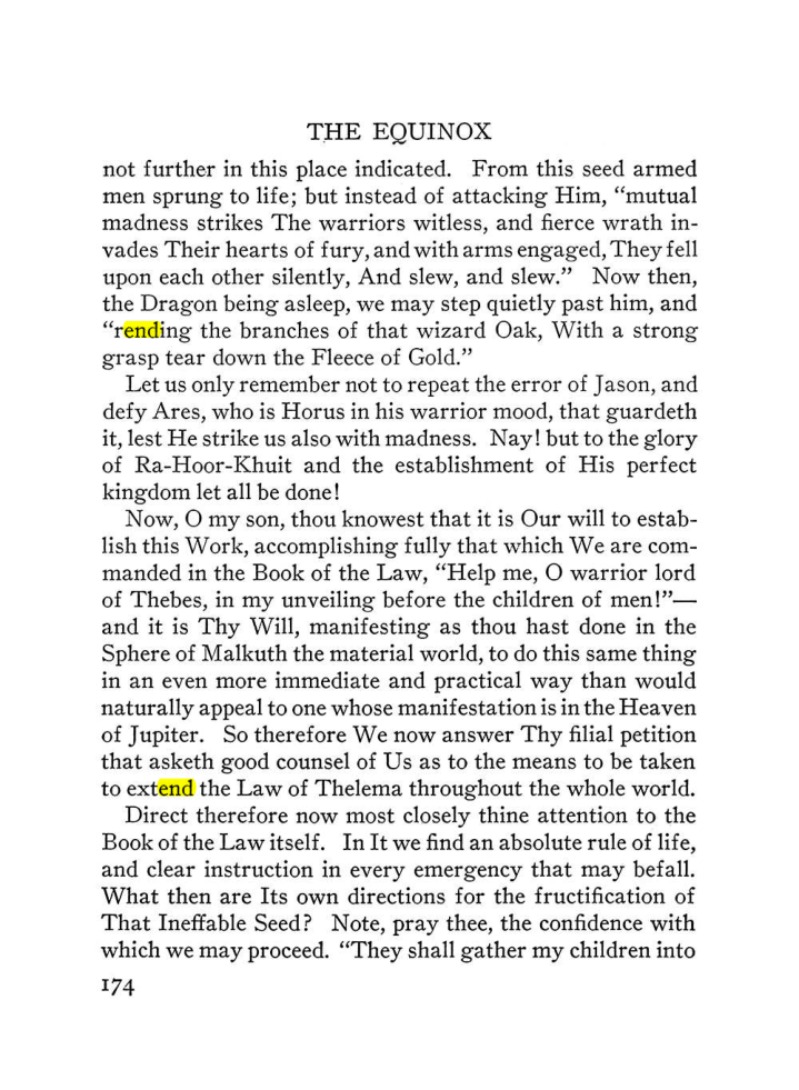 Original scan of The Equinox (Volume III, Number I), PDF page 186
