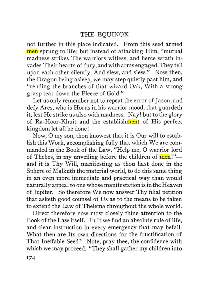 Original scan of The Equinox (Volume III, Number I), PDF page 186