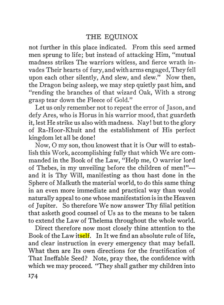 Original scan of The Equinox (Volume III, Number I), PDF page 186