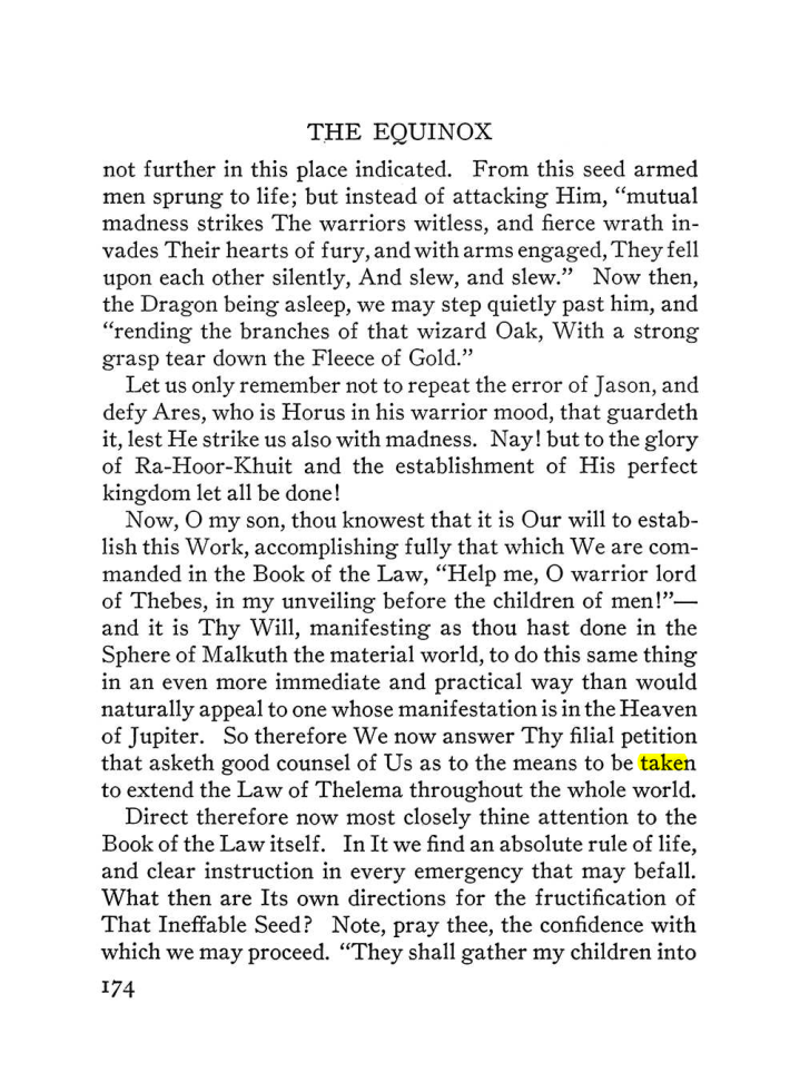Original scan of The Equinox (Volume III, Number I), PDF page 186